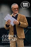 16 Scale WO-001 COMICS LEGEND Stan Old Father 12 Inches Movable Action Figure Doll Model for Fans