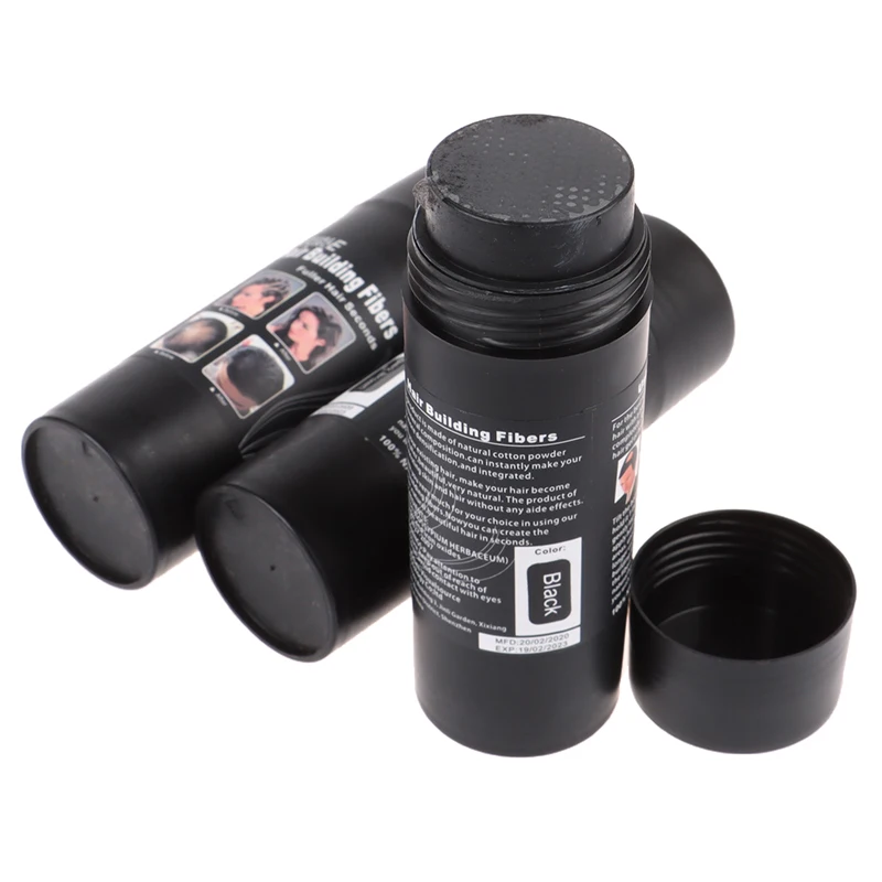 

1PCS Hair Fibers Keratin Powders Hair Building Fibers Color Powder Extension Thinning Thickening Hair Growth 3Colors