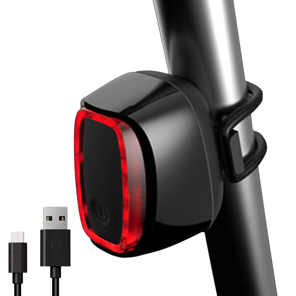 

Intelligent Bicycle Brake Light Mount Tail Rear Bike Light IPX5 Waterproof Cycling LED Light Bike Lamp Outdoor Bike Accessories