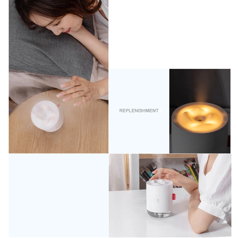 Ультразвуковой увлажнитель большой емкости с романтической лампой анио n