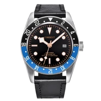 corgeut 41mm mens luxury sport sapphire glass sterile gold dial pvd mechanical watch miyota automatic movement black blue bezel