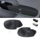 Для Acura TSX 2009 2010 2011 2012 2013 2014 кожа из микрофибры 2 шт. отделка панели подлокотника для салона автомобиля