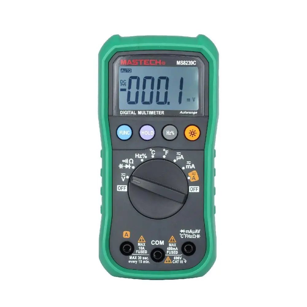 Цифровой мультиметр с автоматическим диапазоном MeterMall MASTECH MS8239C тестер