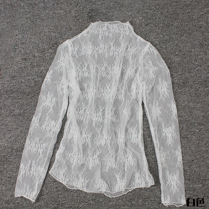 Женские кружевные блузки женские топы сексуальные сетчатые прозрачная блузка с