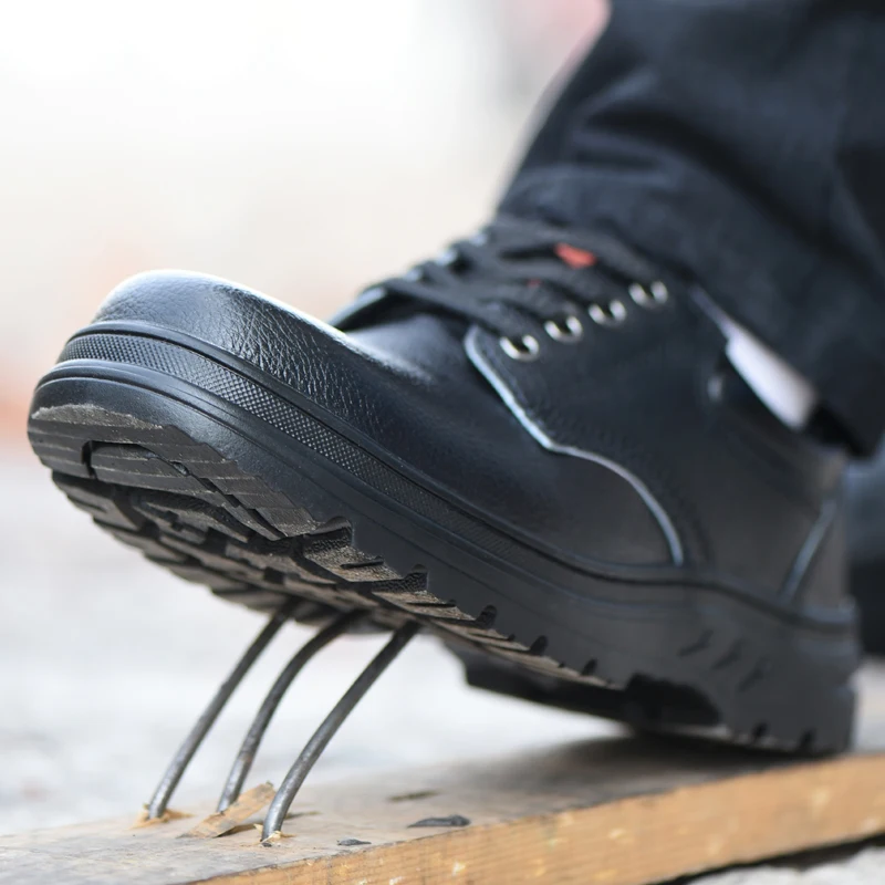 Китай Рабочая защитная обувь для мужчин износостойкая стальной носок мягкие