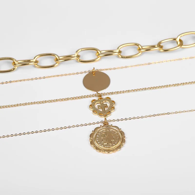 Collane Colier Cadena Bijoux (украшения своими руками) Ретро Подвески с крестом Колье женское