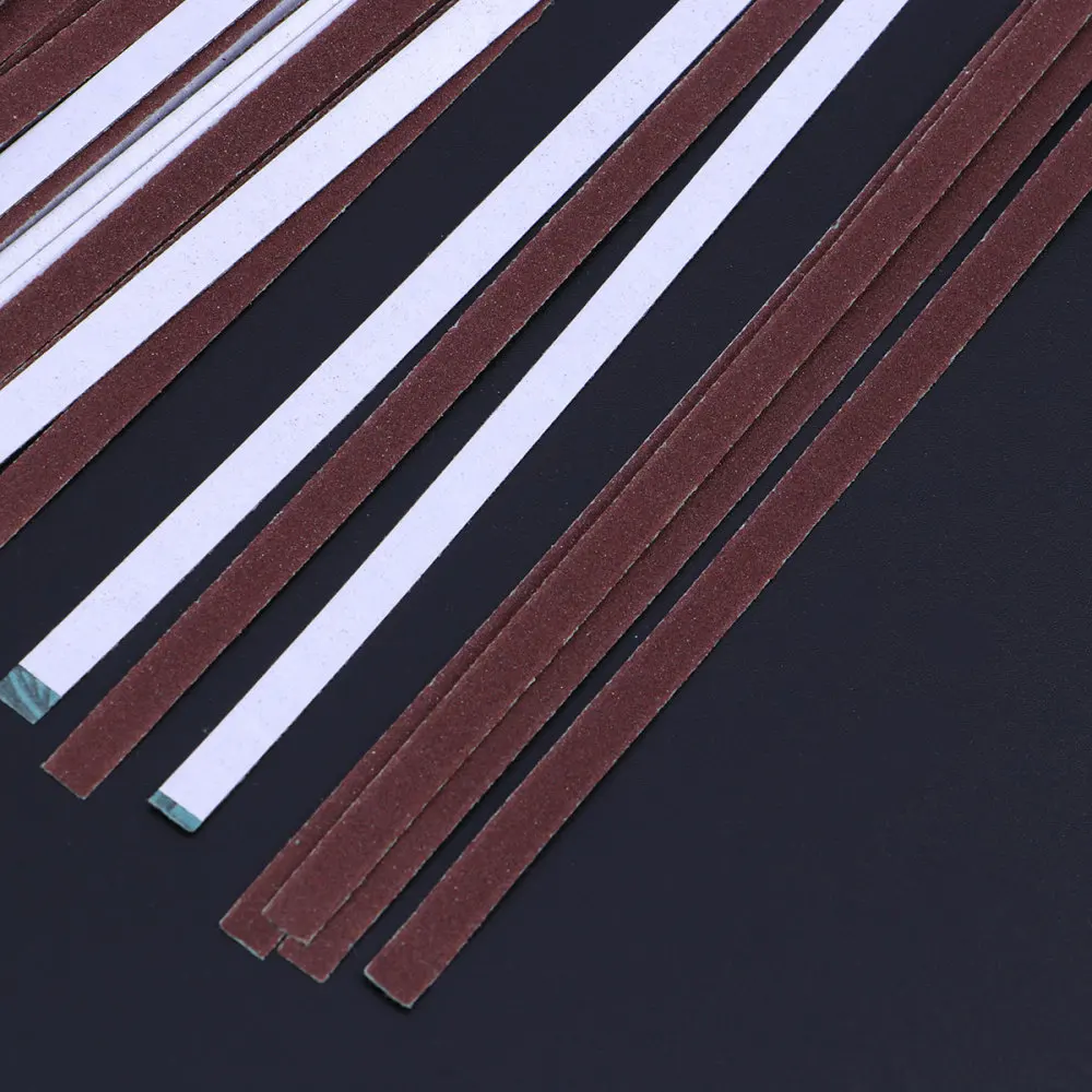 

100pcs Self-adhensive Abrasive Sandpaper Durable Buffers Sanding Stripes for DIY Crafts
