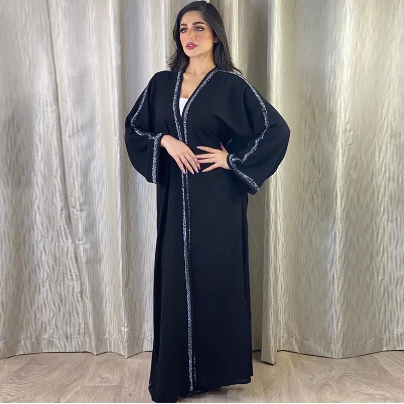 Новый Дубай Арабский Одежда с принтом мусульманских женщин платья Италия висячий размера плюс длинная юбка Исламская благородное модное в...