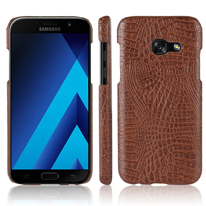 Чехол для Samsung Galaxy A3 2017 роскошный чехол из искусственной кожи жесткая пластиковая