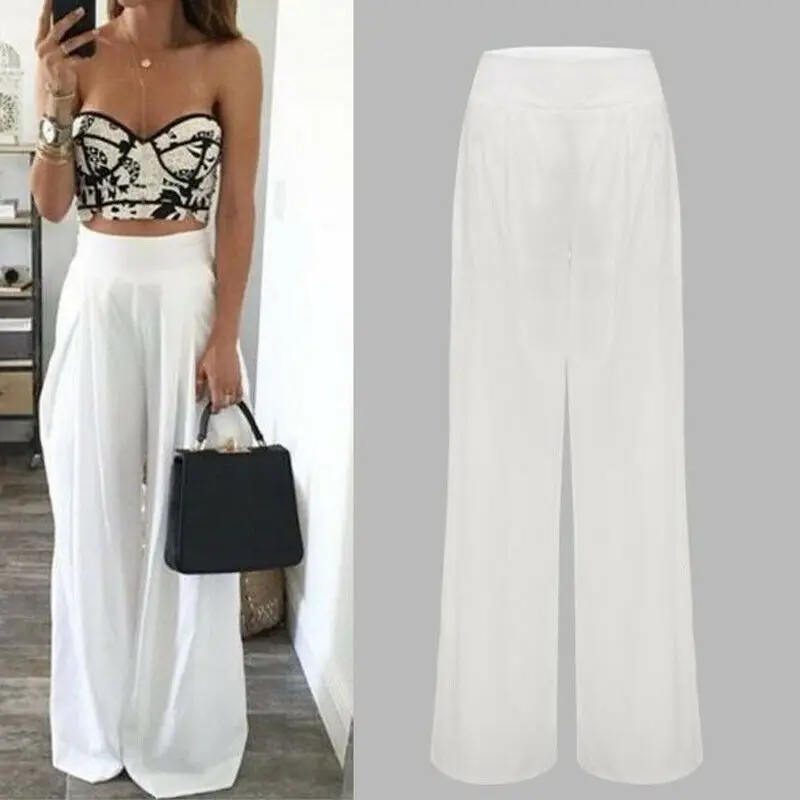 

Women's Palazzo Harem Pants Yoga Boho Hippy Gypsy Baggy Loose Trousers Plus Size
