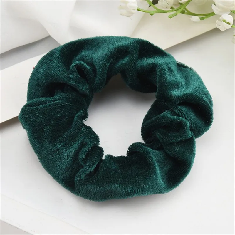 Бархатная резинка для волос женщин и девушек эластичная Женская завязывания