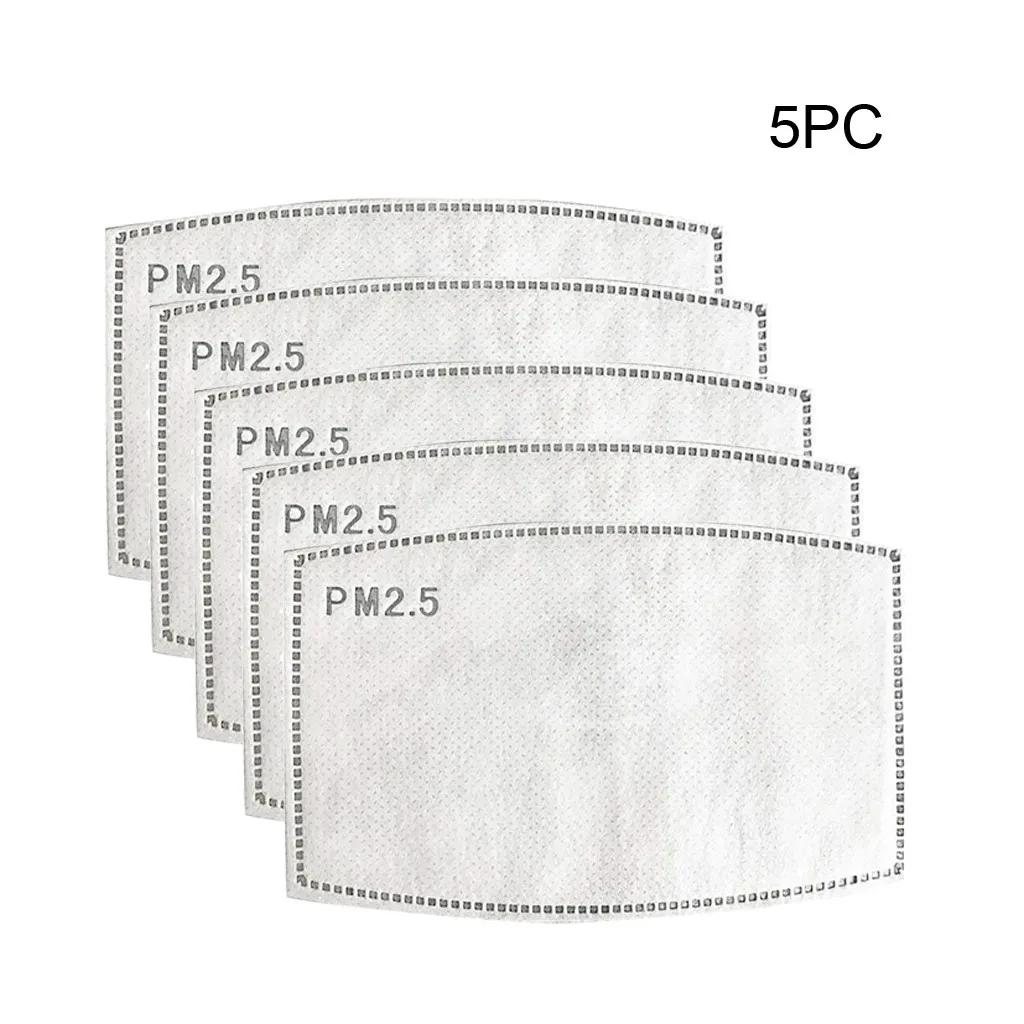 1-100 шт. 5-слойная маска с фильтром прокладка для детских масок дышащие защитные