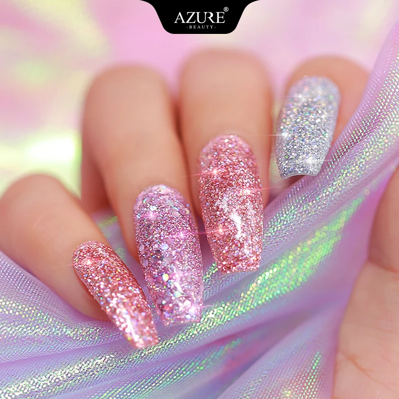 Azure Beauty 43 шт./лот полноцветный набор окунающий порошок для дизайна ногтей