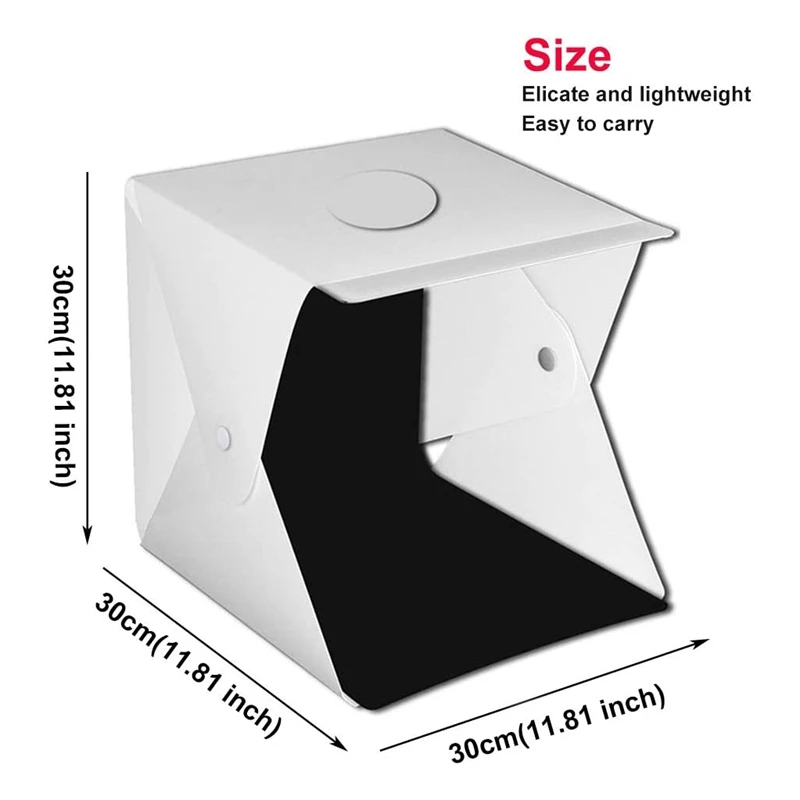Светильник тбокс для фотосъемки складной портативный комплект с верхним