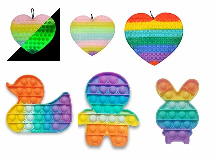 

Fidget Toys Pack Children's Fingertip Push-silicone Desktop Stress Relief Sensory 팝잇 Antistress Bubbles Simpl Dimmer Поп Ит toy