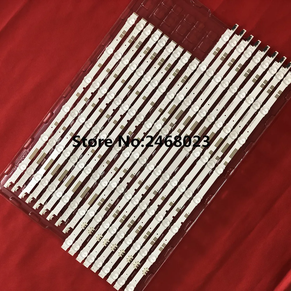 Новый комплект 18 шт. светодиодных лент для подсветки Sam sung UE55JU6800K UE55JU6870U V5DR_550SCA_R0