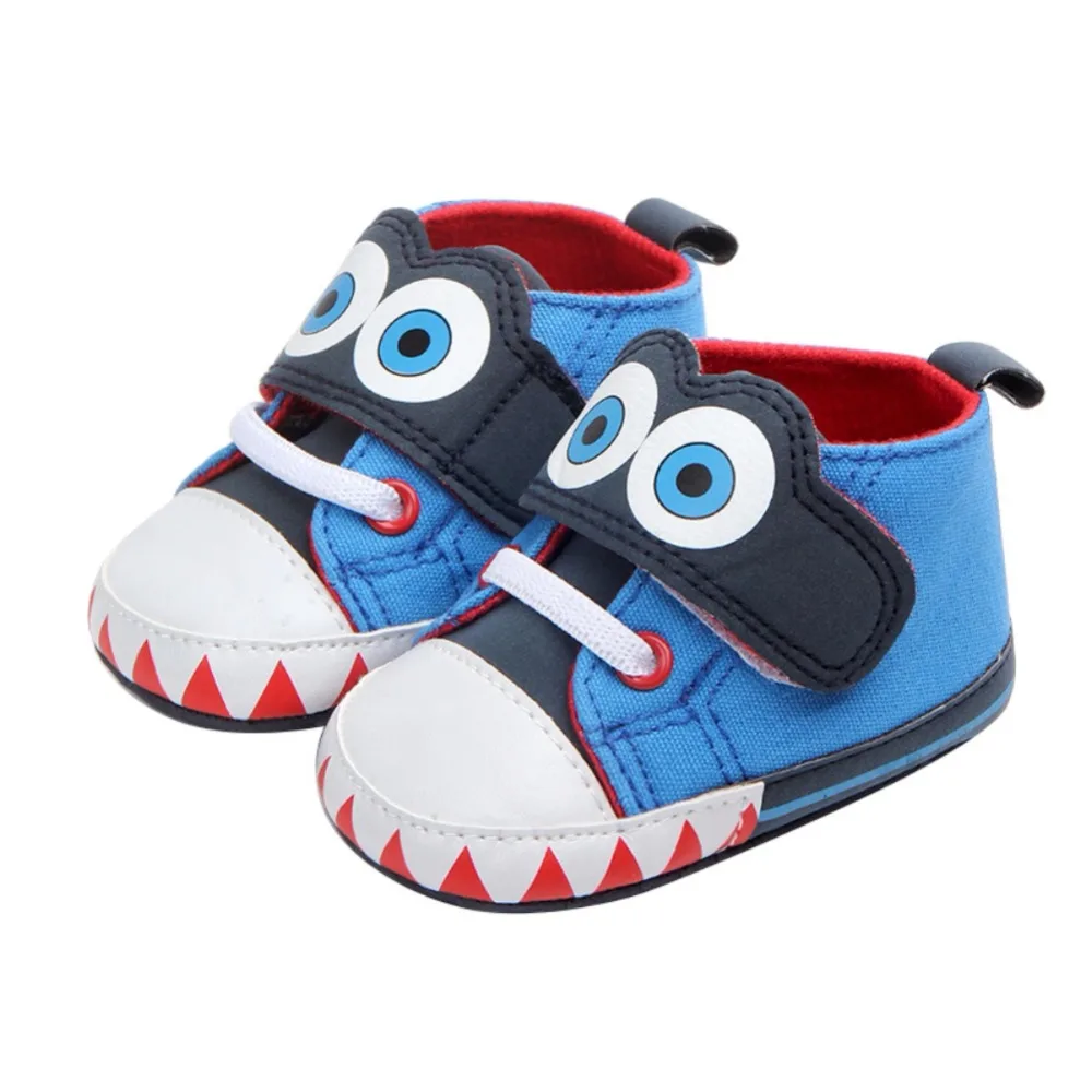 

2019 Baby Boy Girl Shoes Non-slip Soft-soled Toddler Shoes Cotton Fabric Solid Hook&Loop Patch Princess First Walkers hot