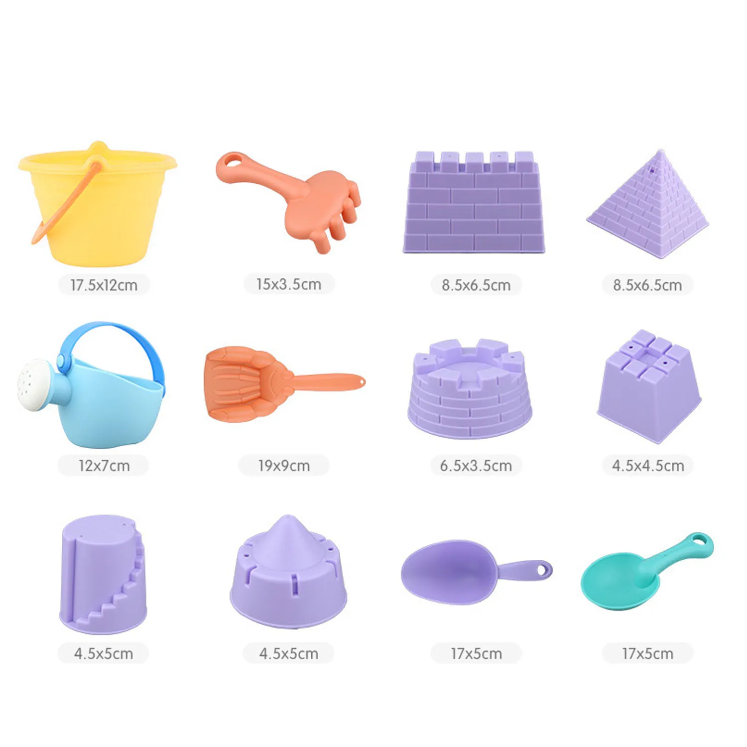 12 шт. Забавные мягкие песчаный пляж игровой батут с мотивами набор Лейка ведро