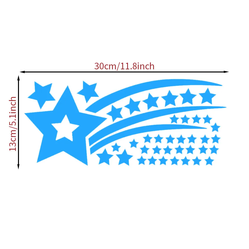 

Modern style fluorescent stars creative wall stickers Modern Style Fluorescent stars Art Mural Wall Sticker Home Room DIY Decor