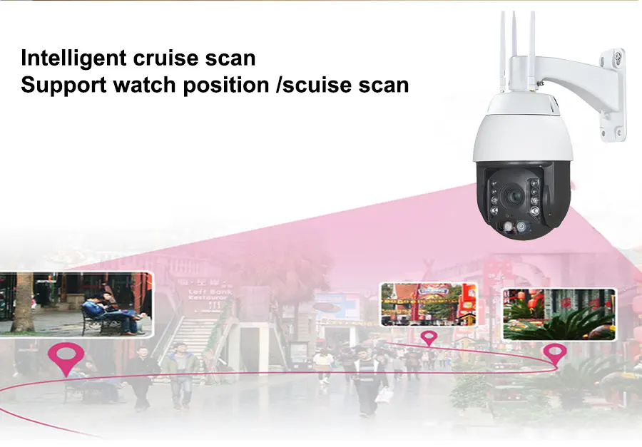 CCTV безопасности 1080P 3g 4G PTZ камера SIM карта Wifi беспроводная уличная HD ip-камера IR150M 20X Zoom LTE P2P мобильный вид Camhi Солнечная