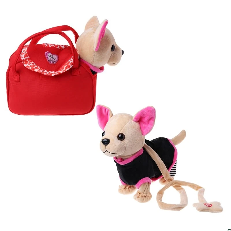 Электронный Питомец робот собака на молнии ходящая Поющая интерактивная игрушка