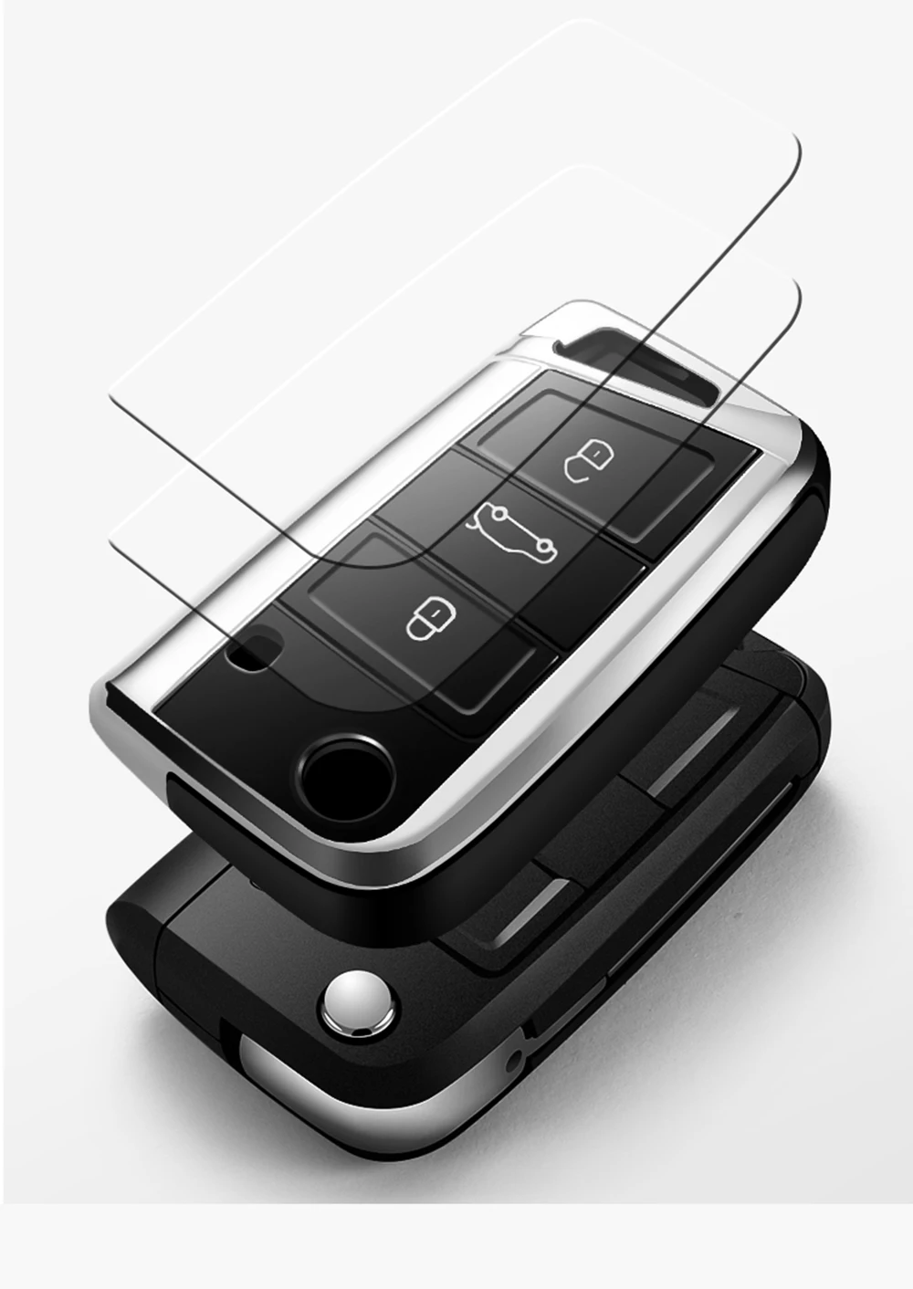 Высокое качество PC+ TPU чехол для ключей защитный чехол для телефона VW Passat Lavida Tiguan автомобильный держатель оболочки