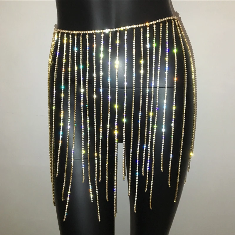Женская Блестящая мини юбка с кисточками блестящая Прозрачная Юбка вырезами