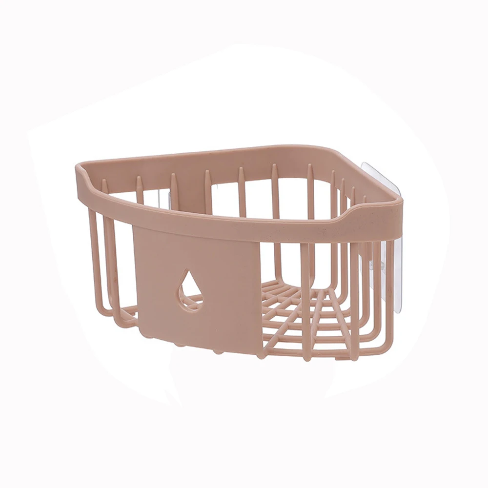 

Plastic Storage Rack Wall Hanging Suction Cup Storage Rack Bathroom Kitchen Sink Sponge Soap Wall Mount Drain Rack Organizer