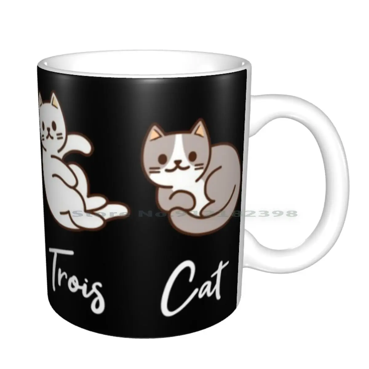 Керамические кружки Un Two Three Cat кофейные чашки Кружка для молока и чая кружка с