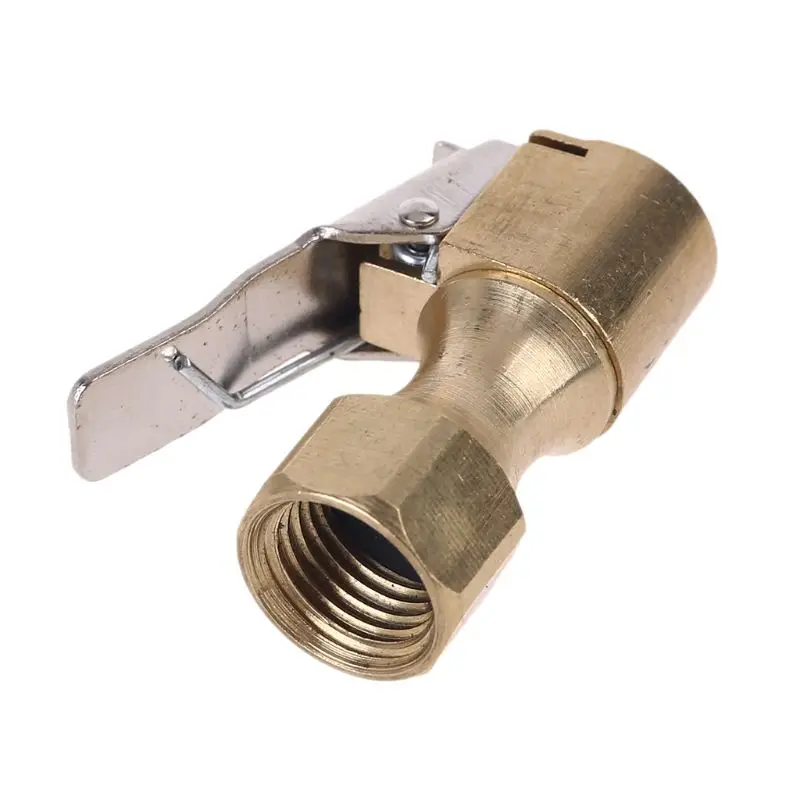 Патрон воздуха 1/4 дюймов Открытый поток прямо замок на шинный патрон с зажимом