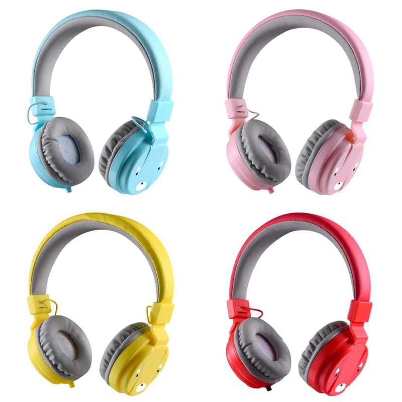 Детские наушники складные детские гарнитура с проводным управлением проводная
