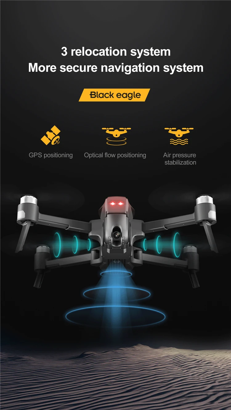 Профессиональный радиоуправляемый Дрон 5G wifi FPV gps широкоугольный 4K 16 МП камера HD вертолет 30 мин Время полета Квадрокоптер бесщеточный Дрон VS SG906