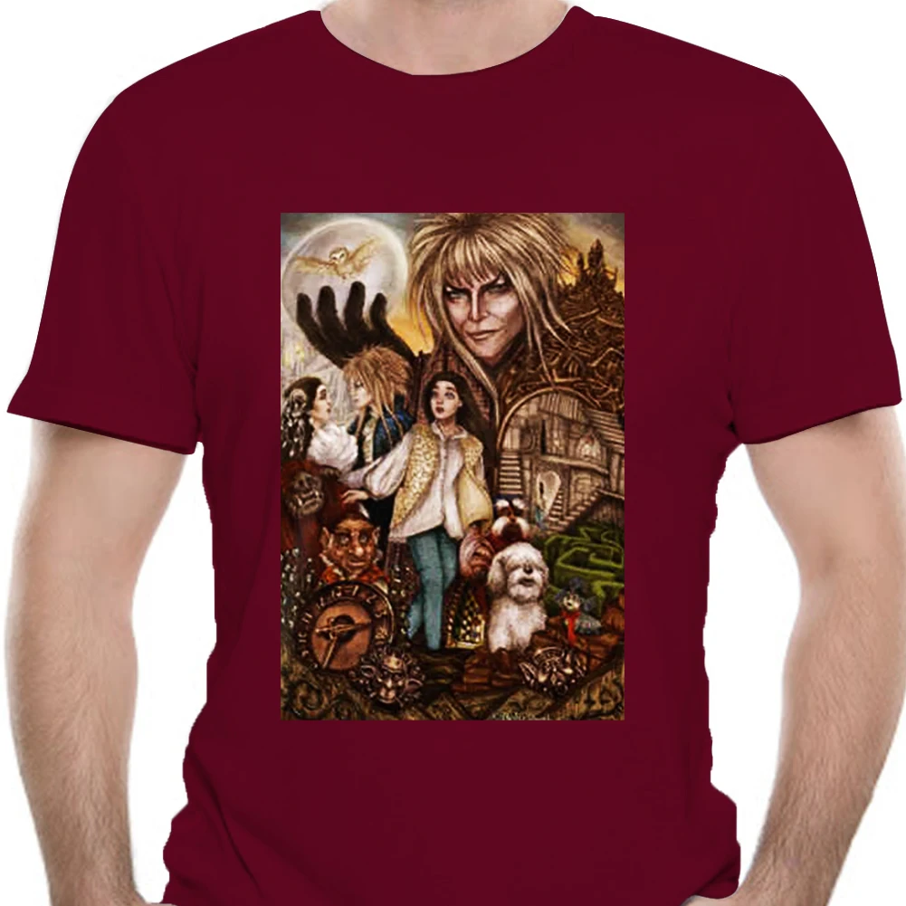 Лабиринтная футболка с лабиринтом Сара Лудо гоблины внутри лабиринта