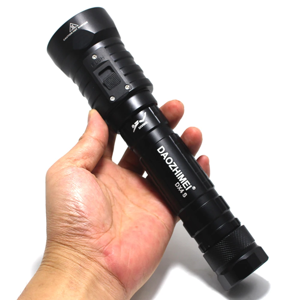 DX4S(модернизировано от DX4) XM-L U2 3200LM светодиодный вспышка для подводного погружения и светильник фонарь Яркость Водонепроницаемый 100 м белый светильник светодиодный фонарь