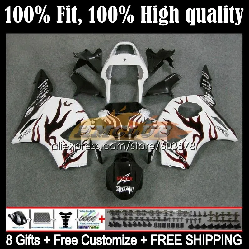 

Инъекция для HONDA CBR900 CBR954 RR CBR954RR 98CL.18 CBR 900 954 RR 900RR 954RR 02 03 CBR900RR 2002 2003 обтекатели с красным пламенем