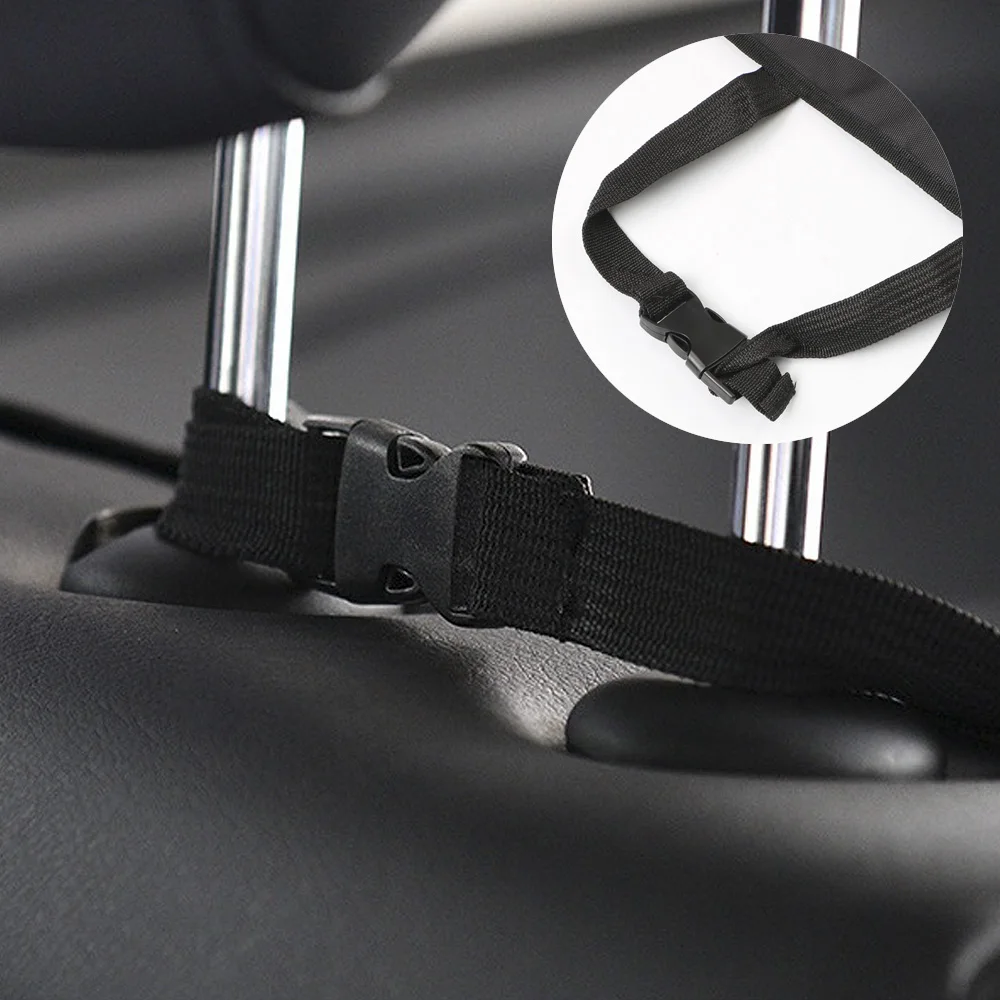 Car Trunk Organizer Backseat Storage Bag Automobile Seat Back Organizers Net High Capacity Adjustable Multi-use Oxford