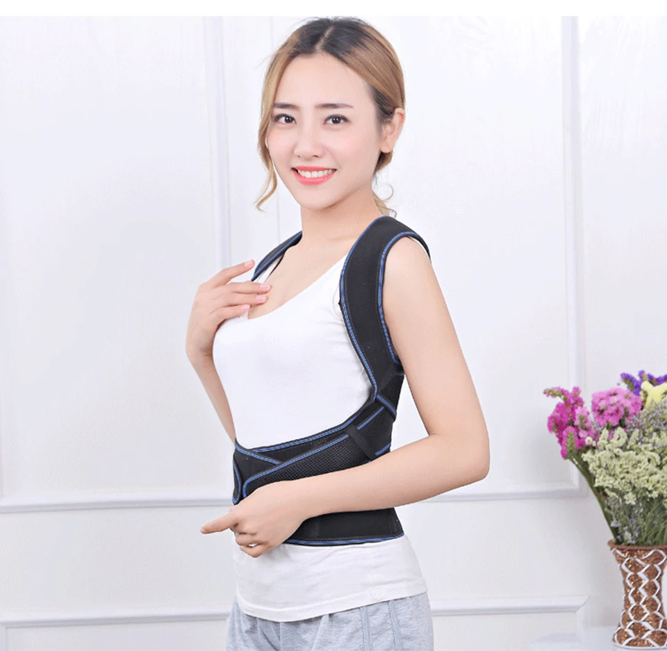 Пояс для коррекции осанки пояс плечо позвоночник поддерживающий корсет ребенок