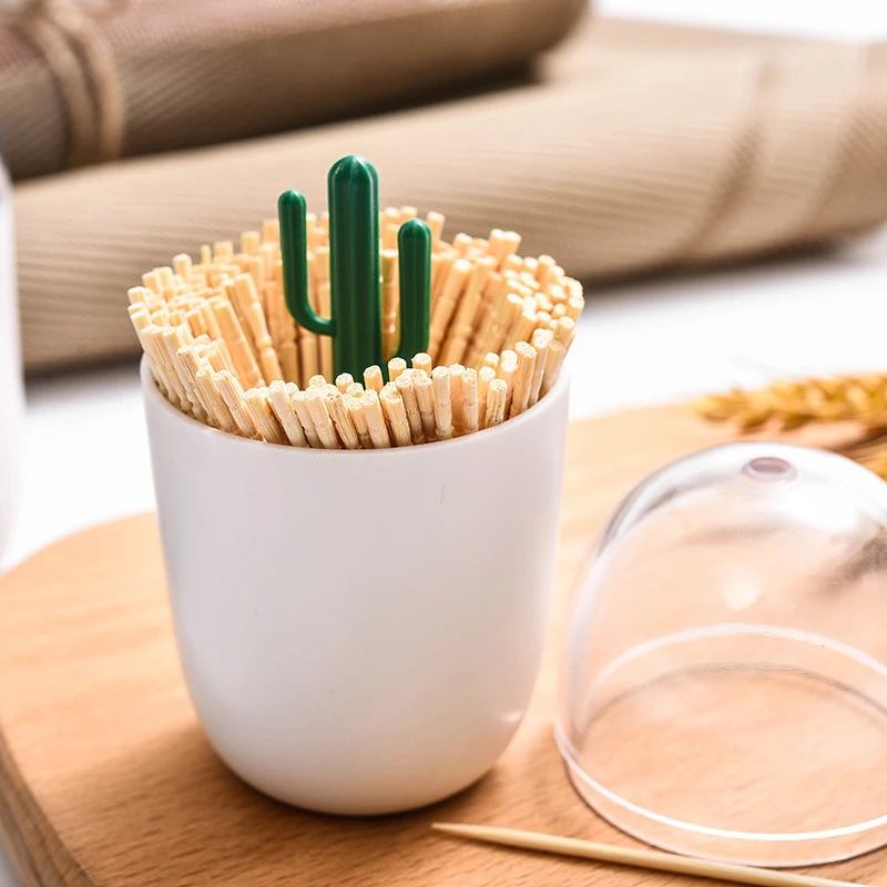 

Toothpick Dispenser Holding Small Appetizer Cocktail and Craft Plastic Toothpick Holder LAD-sale