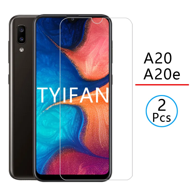 tempered glass phone case for samsung a20 a20e cover Protective Accessories on galaxy e a 20 20a A205F screen protector film |