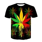 Футболка мужская с рисунком масляной живописи, топ с 3D-принтом травы и логотипом, с круглым вырезом, очень большой Топ с коротким рукавом, лето