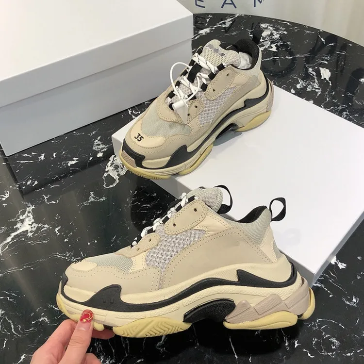 Топ Ins Супер горячая поколение обувь для папы женщин Ретро Do старый высокие