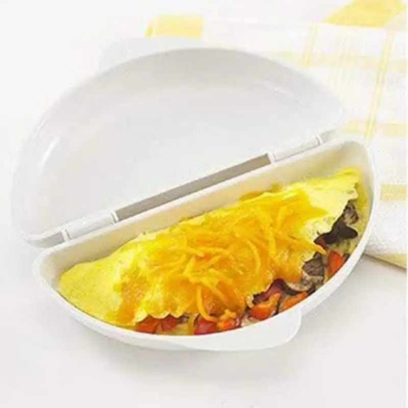 

Microwave Omelet Maker Pan Egg Omelette Maker Tray Egg Cooker Egg Boiler Poacher Kitchen Mold
