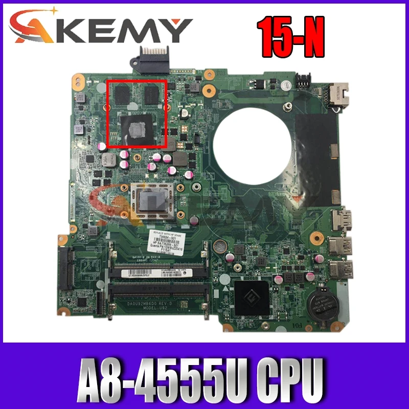 

Высокое качество, материнская плата для ноутбука HP 15-N с A8-4555U 760740-001 760740-501 DA0U92MB6D0, 100% тестирование, быстрая доставка