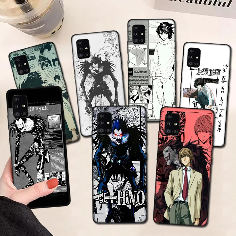 

Death Note Ryuk Anime Manga Phone Case For Samsung Galaxy A51 A71 A50 A70 A81 A91 A30 A40 A20E A10S A7 A8 A9 Cover Coque Funda
