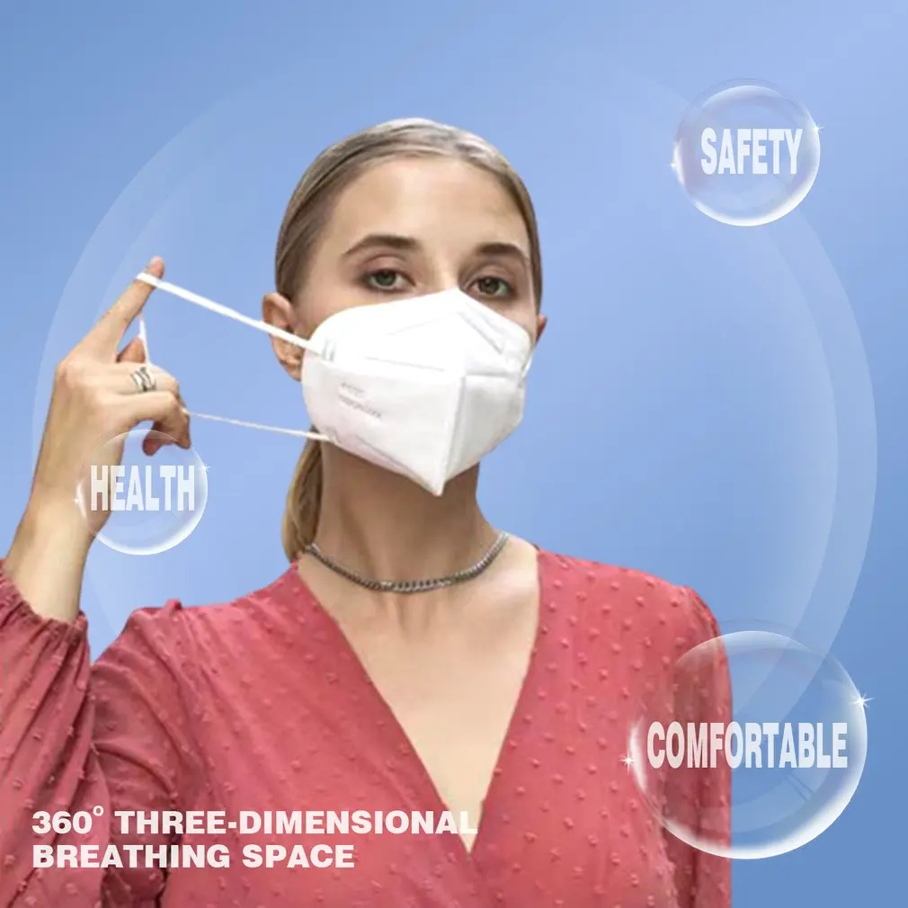 

20-100Pcs FFP2 Mask Facial Maske Protective Mask Dust Mouth Mask Filtration Anti-flu Reusable Filter ffp2mask CE Mascarillas