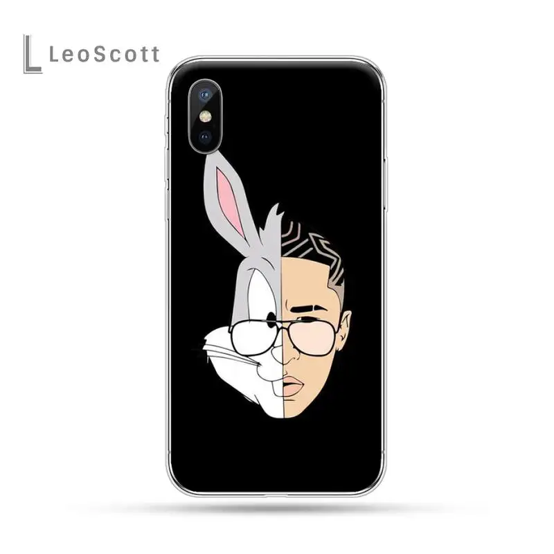 Чехол для телефона с изображением плохого кролика iphone 12 5 5s 5c se 6 6s 7 8 plus x xs xr 11 pro max |