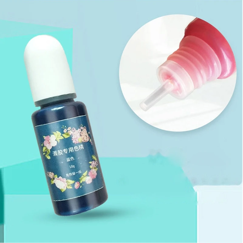 

24 Bottles High Concentrated Alcohol-Based Inks Epoxy Resin Pigment & 24 Translucent Crystals Liquid Resin Pigment Kit