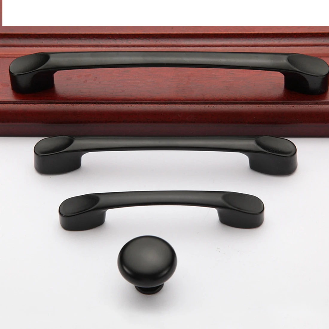 Wardrobe Door Handle Aluminum Alloy Matte Black Cabinet Handles Drawer Knobs Furniture Hardware chains | Обустройство дома