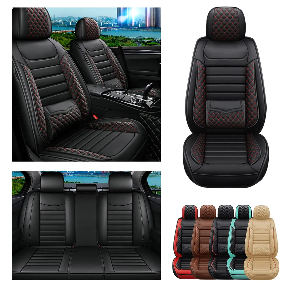 

Car Seat Cover For Volkswagen Passat B5 B6 B7/B8 Touran Tiguan Ⅰ Ⅱ Phaeton Toureg Ⅰ Sharan Leather Car Seat Cushion Cover 5seat
