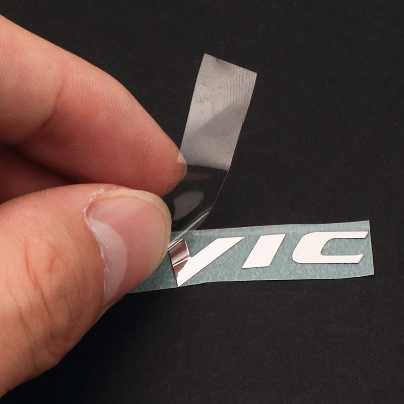 10 шт. Стикеры для авто ClVlC никелевые и хромовые наклейки с логотипом автомобиля